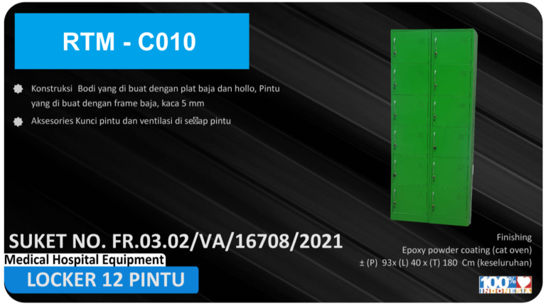 Locker 12 Pintu RTM – C010