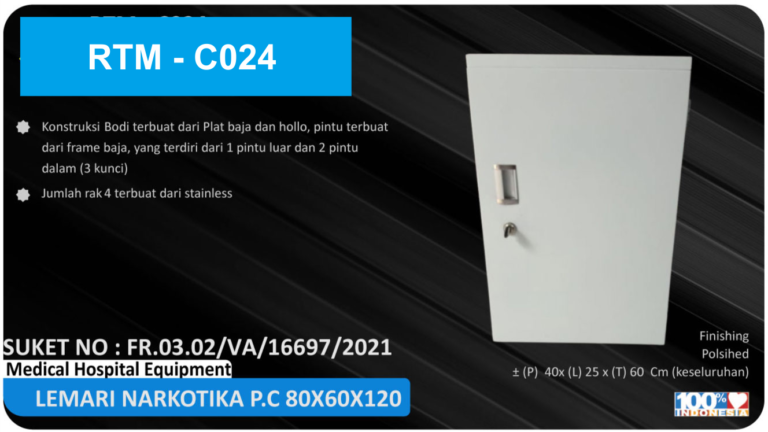 Lemari Narkotika RTM – C024