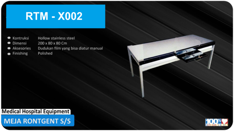 Meja Rontgen S/S RTM – X002