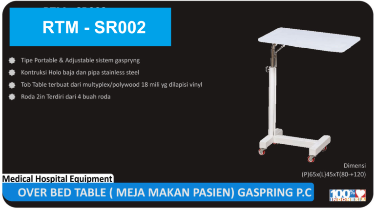 Over Bed Table Gaspring RTM – SR002
